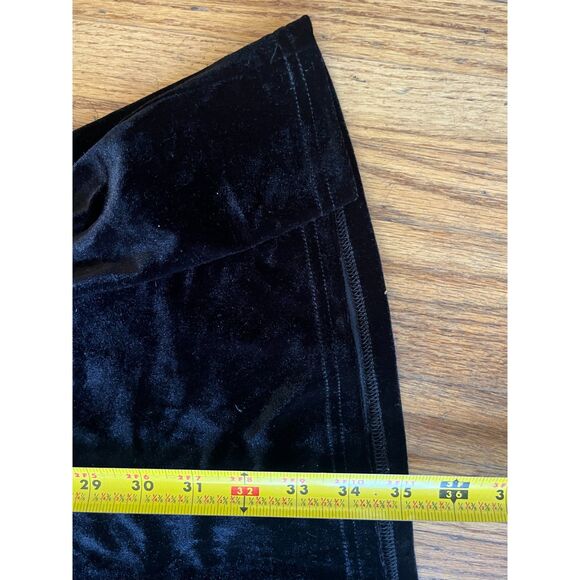 Hell Bunny Black Long Sleeve Velvet Bow Tie Mini Dress   Women's Plus Size 3XL - Picture 9 of 11